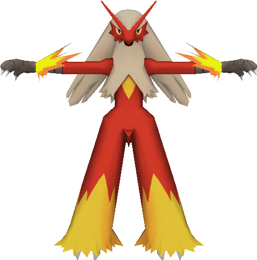 Download Zip Archive - Blaziken T Pose (750x650), Png Download