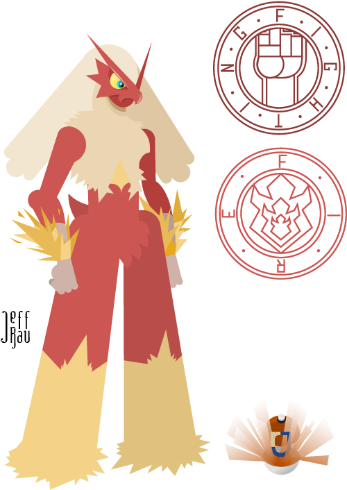 Blaziken, The Blaze Pokémon - Illustration (576x720), Png Download