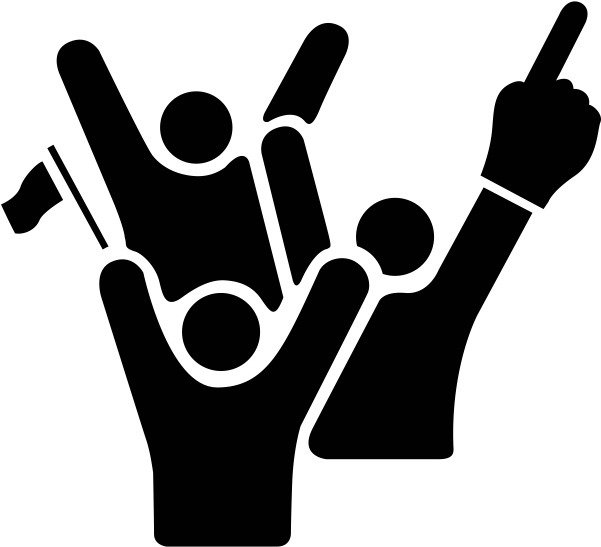 Icon From Noun Project - Football Fan Icon Png (631x575), Png Download