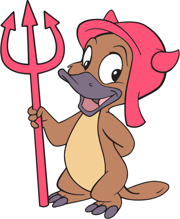 Cartoon Platypus Pictures - Darwin Kernel (632x768), Png Download