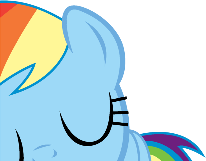 Rainbow Dash - Rainbow Dash Kiss You (900x540), Png Download