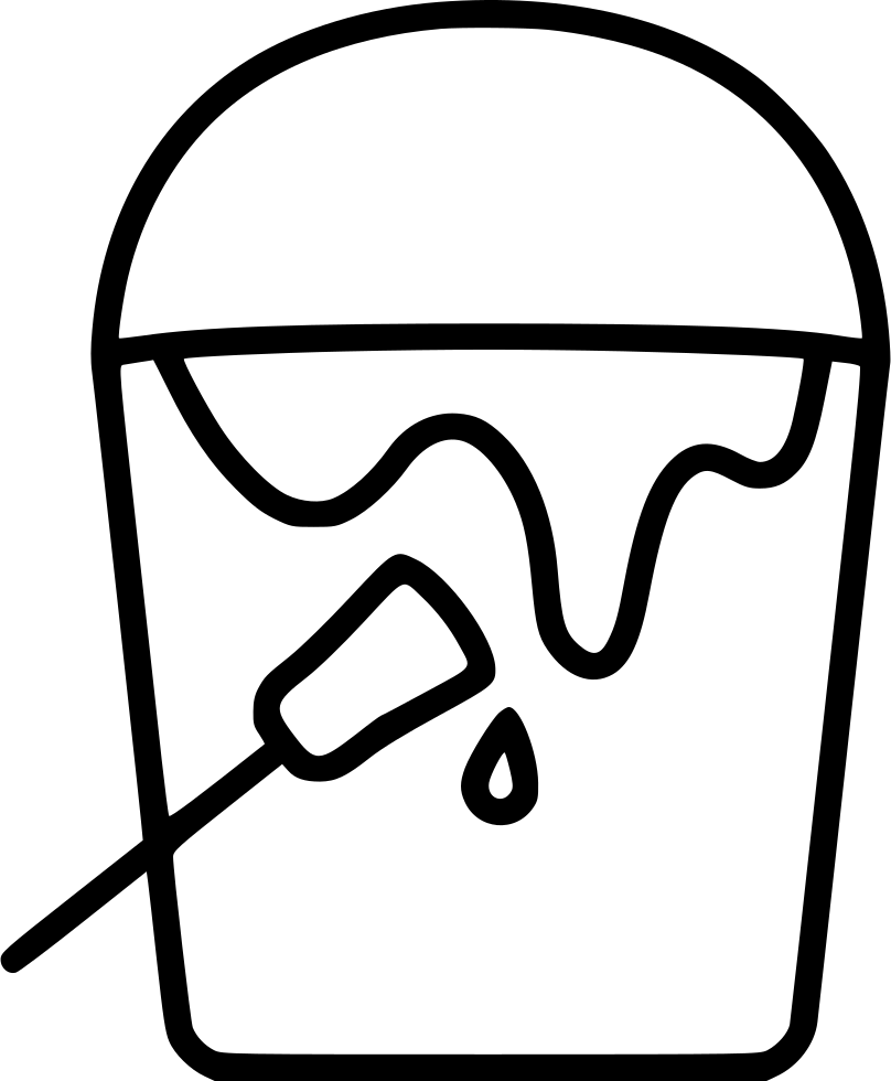 Paint Bucket Comments - Drawing (808x980), Png Download