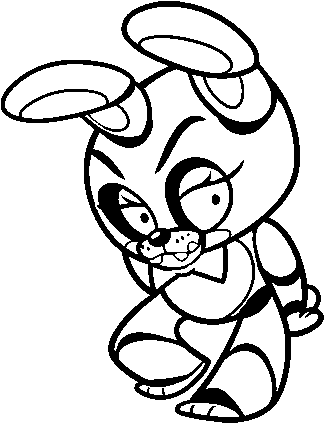 Toy Bonnie At Getdrawings Com Free For - Face Drawing Five Nights At Freddy's (600x470), Png Download