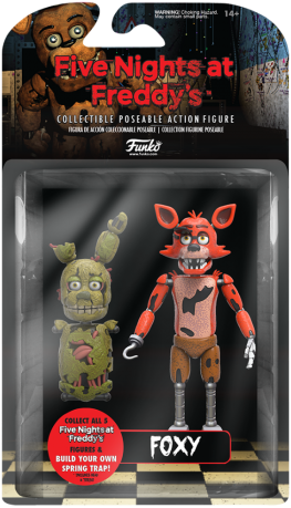 Five Nights At Freddy's Foxy 5 Inch Action Figure (560x560), Png Download