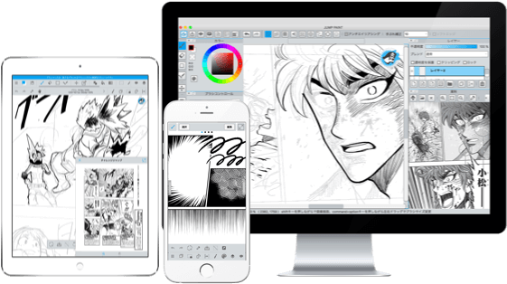 The Official Jump App For Manga Creation - โปรแกรม วาด มั ง งะ (561x322), Png Download