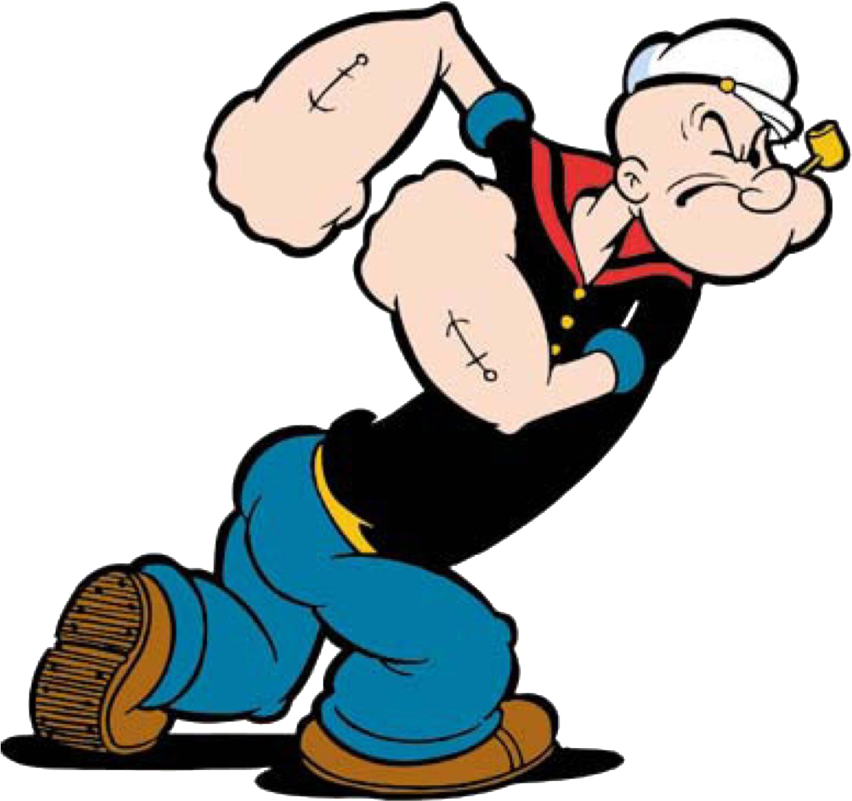 Popeye - Popeye The Sailor Man (1252x1252), Png Download