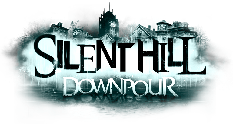 Silent Hill Downpour Logo (768x432), Png Download