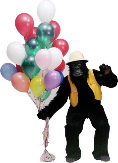 Gorilla Gram (397x545), Png Download