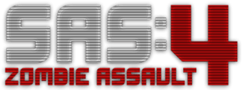 Dead Cells Infested Zombie - Sas Zombie Assault 4 Png (640x223), Png Download