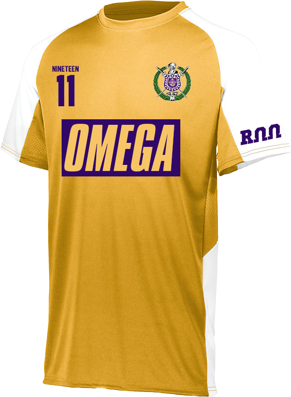 Omega Psi Phi Home Soccer Jersey - Omega Psi Phi Soccer Jersey (800x800), Png Download