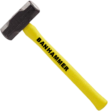 Banhammer - Banhammer Png (360x360), Png Download
