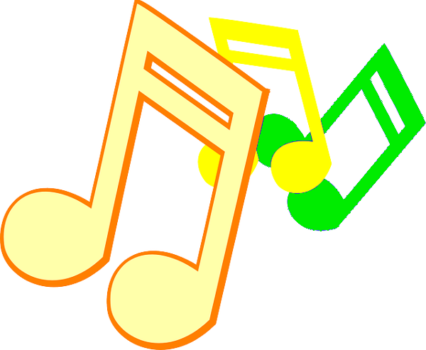 Imagens De Notas De Musica (600x493), Png Download