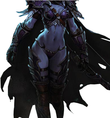 24 Feb 2015 - Sylvanas Windrunner Render (402x410), Png Download