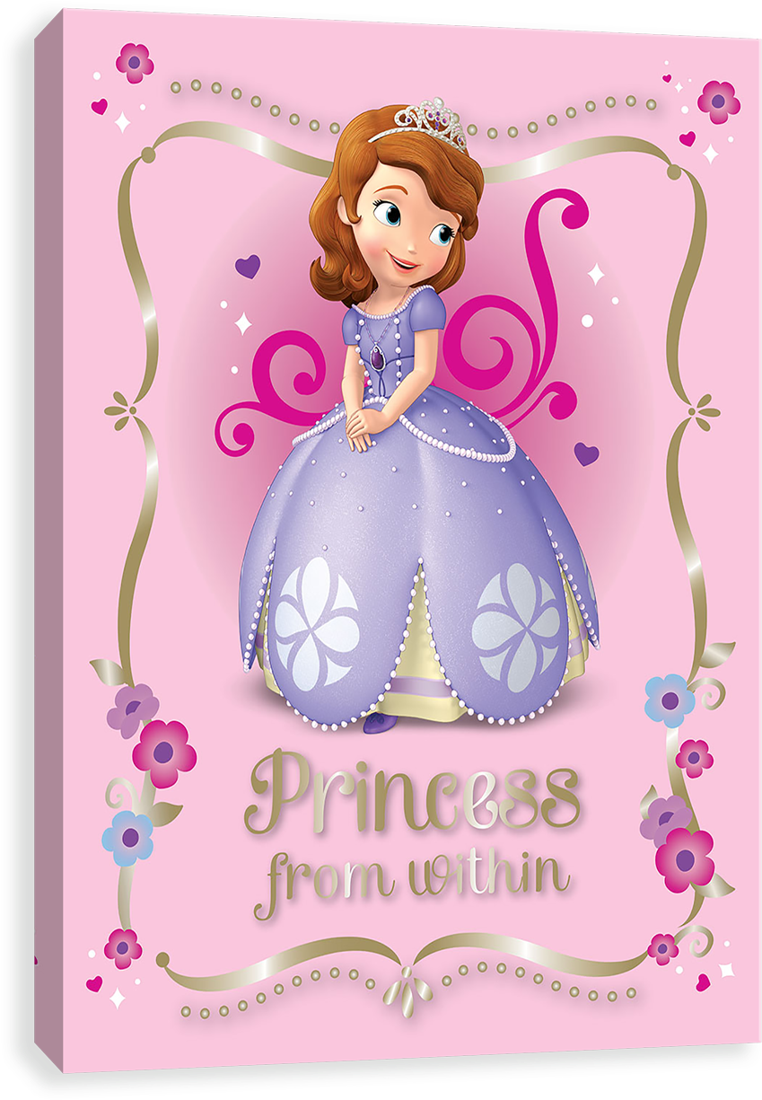 Sofia Princess From Within - Sofia Wall Art By Entertainart - Sofia Princess (1280x1280), Png Download