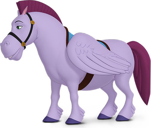 Sofia The First Characters Images - Caballo De La Princesa Sofia (504x425), Png Download