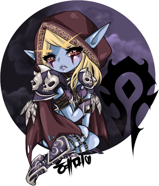 Arti Hope You Guys Like My Drawing Of Sylvanas - World Of Warcraft (539x625), Png Download