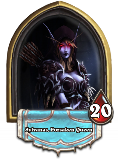 Sylvanas, Ranger General - Hearthstone Water Elemental (400x550), Png Download