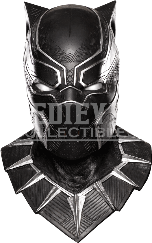 Adult Black Panther Overhead Latex Mask - Black Panther Real Mask (850x850), Png Download