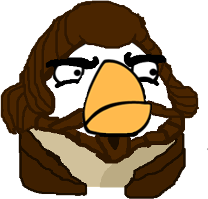 Qui-jon Jinn - Angry Birds Qui Gon Jinn (761x758), Png Download
