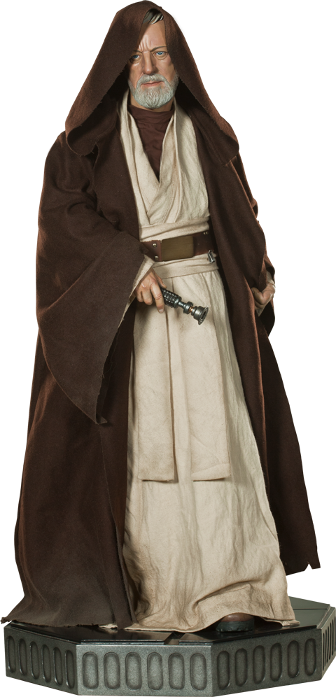 Obi-wan Kenobi Legendary Scale™ Figure - Obi Wan Kenobi Standing (480x996), Png Download