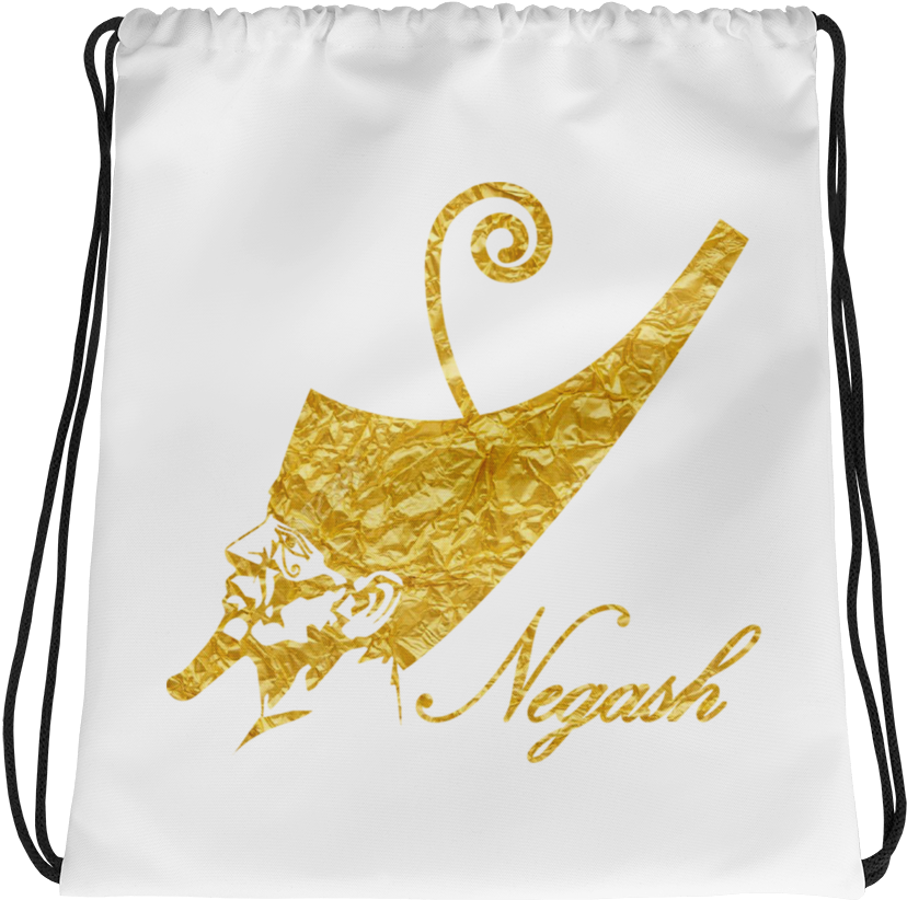 Negash ™ Gold Pharaoh Drawstring Bag - Drawstring Bag (1000x1000), Png Download