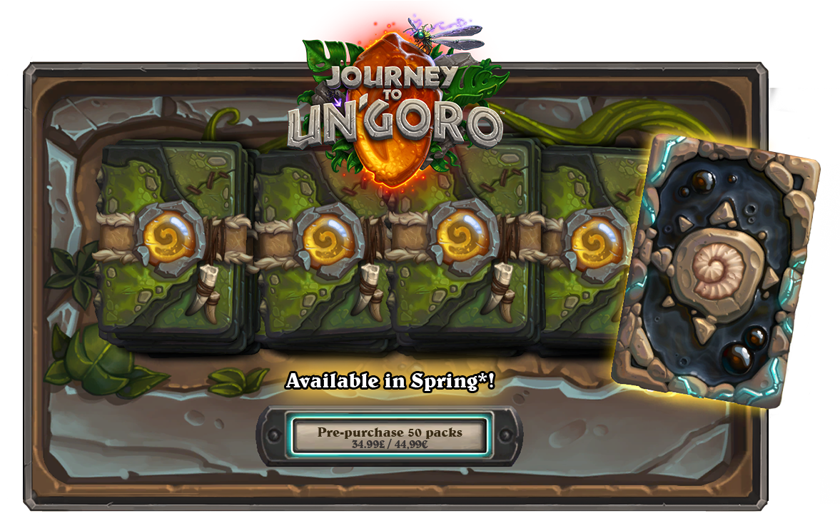 Enus Prepurchaseung Logo Hs Lightbox Lw - Hearthstone Un Goro Packs (1240x748), Png Download