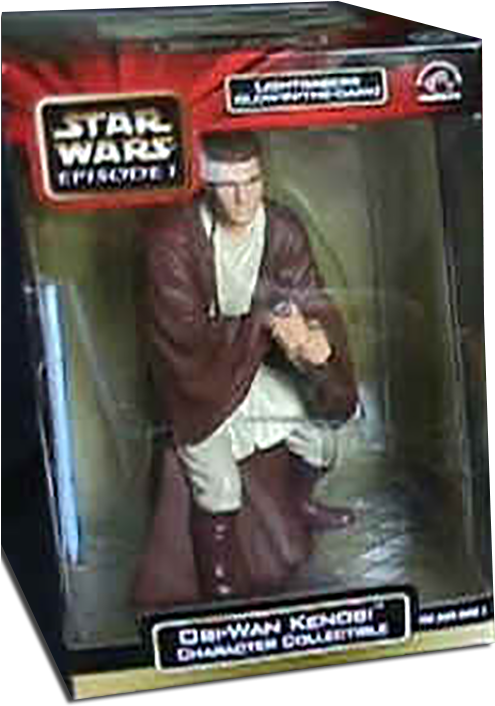 Star Wars Character Doll Obi-wan Kenobi - Applause Star Wars Darth Maul Action Figure, 6" (514x724), Png Download