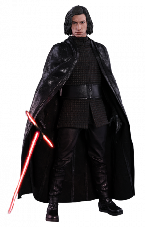 Star Wars Last Jedi Kylo Ren Hot Toys - (preorder) 1:6 Star Wars - Kylo Ren Figure Mms438 Hot (300x467), Png Download