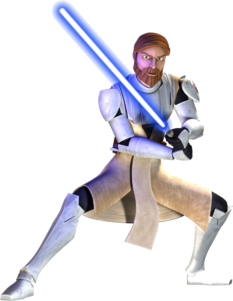Obi-wan Kenobi 5 Psd Jpgcopy - Obi Wan Kenobi Clone Wars Png (835x1023), Png Download