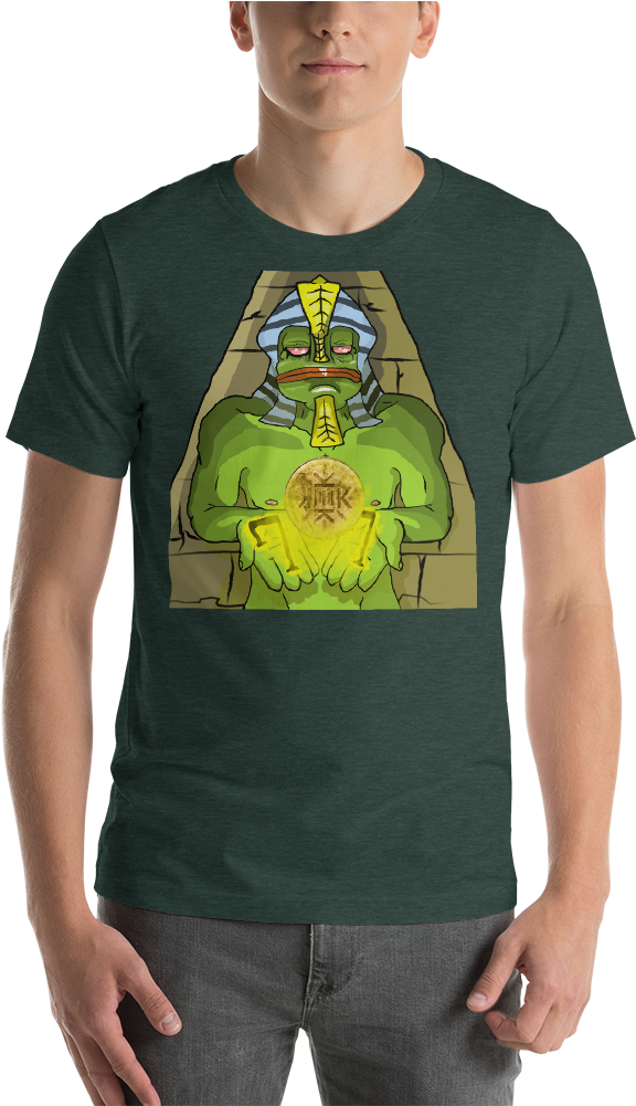 Pharaoh Kekcoin Short Sleeve T Shirt - T-shirt (1000x1000), Png Download