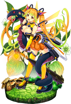 Chinese Lantern - Flower Knight Girl Chinese Lantern (329x467), Png Download