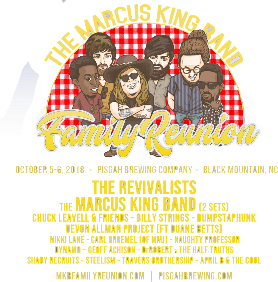 Mkb Fr Final - Marcus King Family Reunion 2018 (1000x1000), Png Download