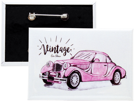 Custom Rectangle Buttons - T-shirt (463x373), Png Download