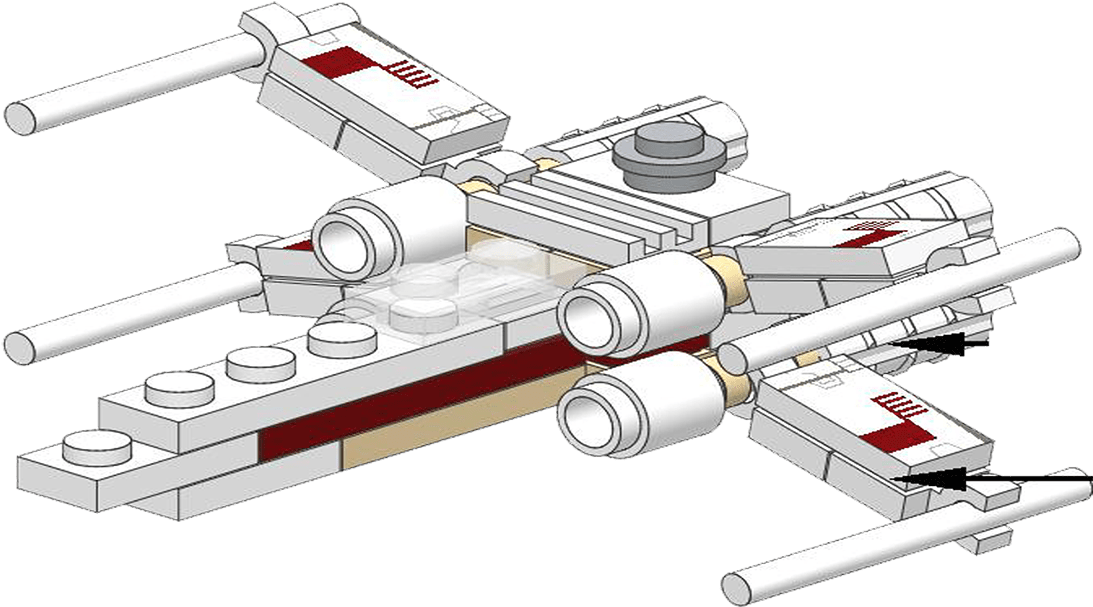 X-wing - Technical Drawing (1200x900), Png Download