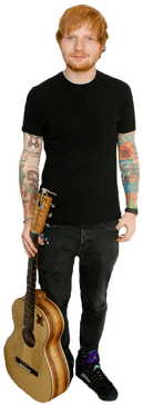 Guitar Ed Sheeran - Ed Sheeran White Background (400x400), Png Download