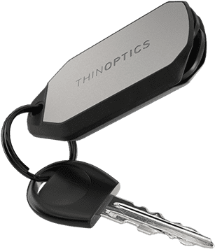 Thinoptics Keychain From As Seen On Tv Hot 10 - Thinoptics Keychain (398x369), Png Download