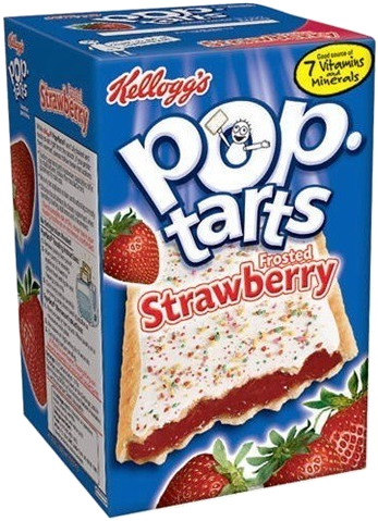 Kellogg's Pop-tarts Strawberry Pastries - Strawberry Shortcake Pop Tarts (375x479), Png Download