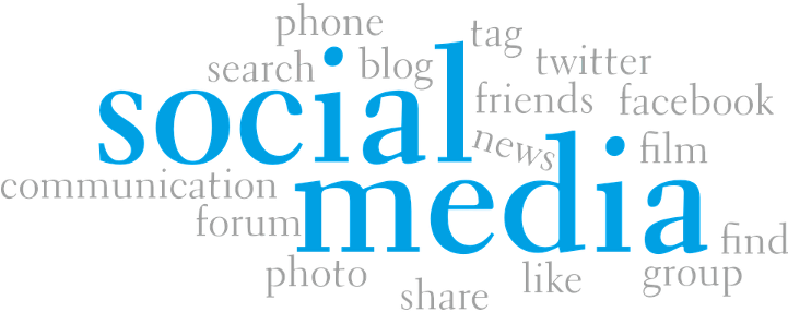 Ed Sheeran Social Media Profiles - Social Media Words Png (720x298), Png Download