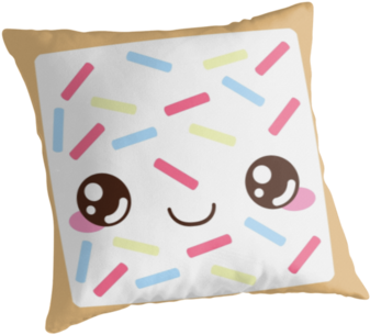 "pop Tart" Throw Pillows By Pai-thagoras - Soy Milk Carton Tasche (454x454), Png Download
