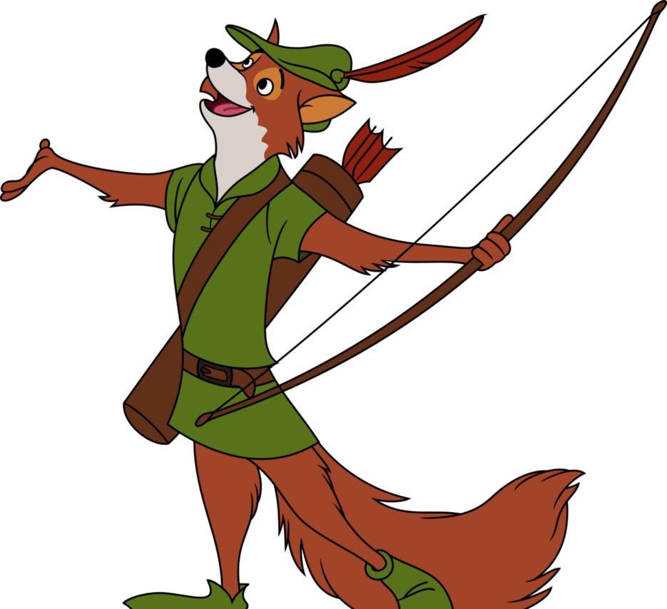 Robin Hood Vector - Robin Hood Disney Png (935x854), Png Download