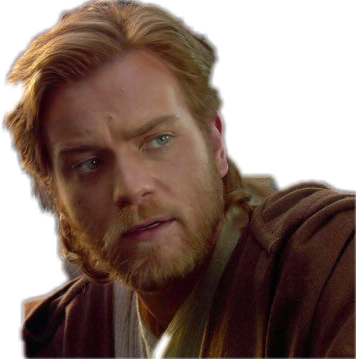 Largest Collection Of Free To Edit Obi Wan Kenobi Padawan - Obi-wan Kenobi (356x359), Png Download