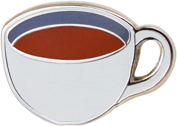 Coffee Emoji Pin - Emoji (710x710), Png Download