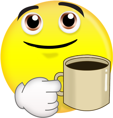 Free Coffee Emoji (480x491), Png Download