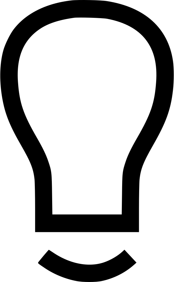 Light Bulb Idea (604x980), Png Download