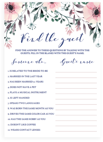 €3 - - Would She Rather Bridal Shower Game (384x480), Png Download