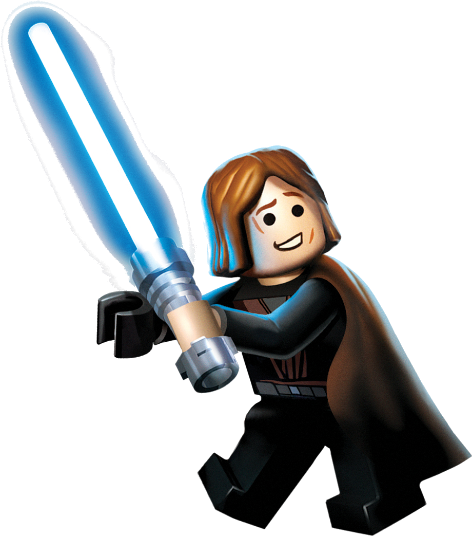 Obi Wan Kenobi Clipart At Getdrawings - Lego Star Wars The Video Game Anakin (998x1076), Png Download