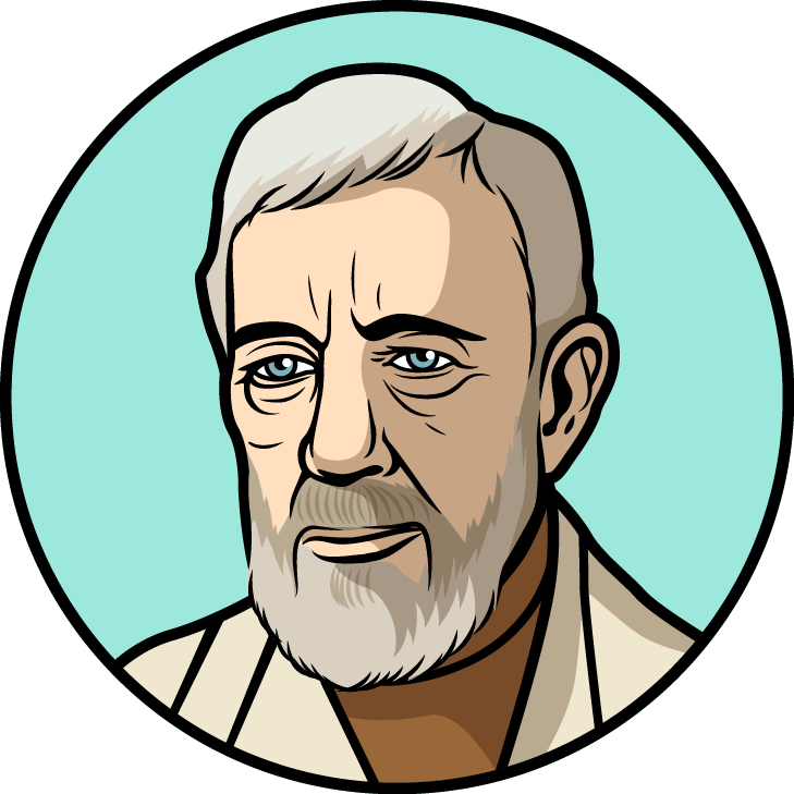 Obi-wan Kenobi - Coach - Music (729x729), Png Download