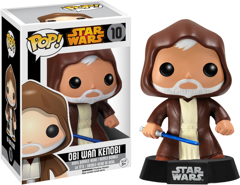 Star - Funko Pop Star Wars Obi Wan (937x731), Png Download