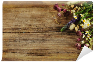 Blossom Border On Wood Texture - Summer Border Background Transparent (400x400), Png Download