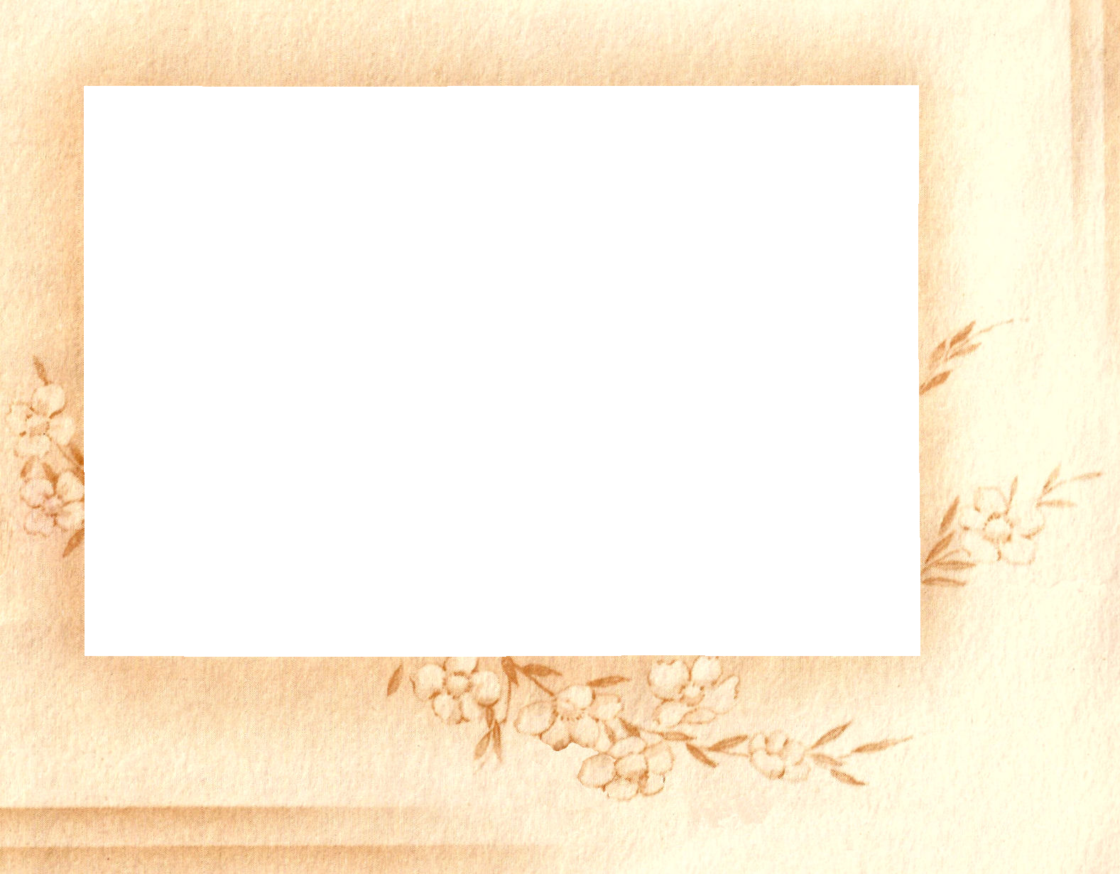 Digital Flower Frame - Picture Frame (1577x1231), Png Download